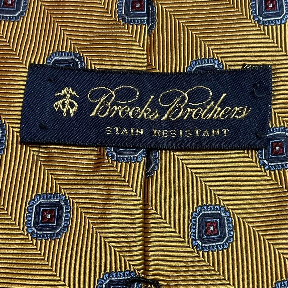 Brooks Brothers Stain Resistant TALL Silk Tie